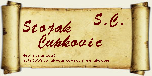 Stojak Čupković vizit kartica